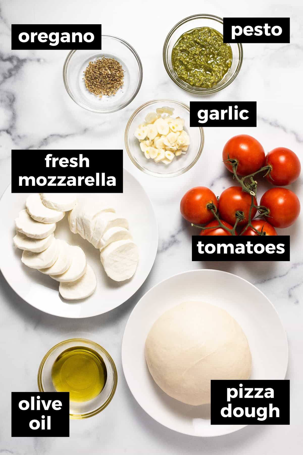 20 Minute Margherita Flatbread - Midwest Foodie