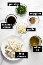 Garlic And Herb Marinated Feta - Midwest Foodie