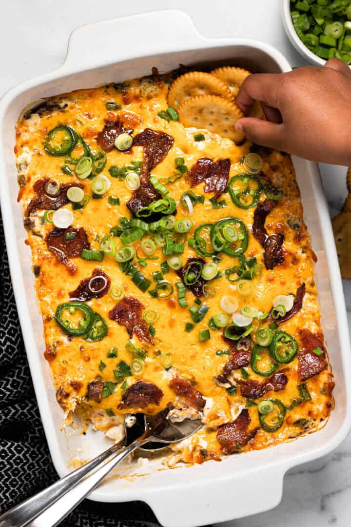 The Best Jalapeno Popper Dip - Midwest Foodie