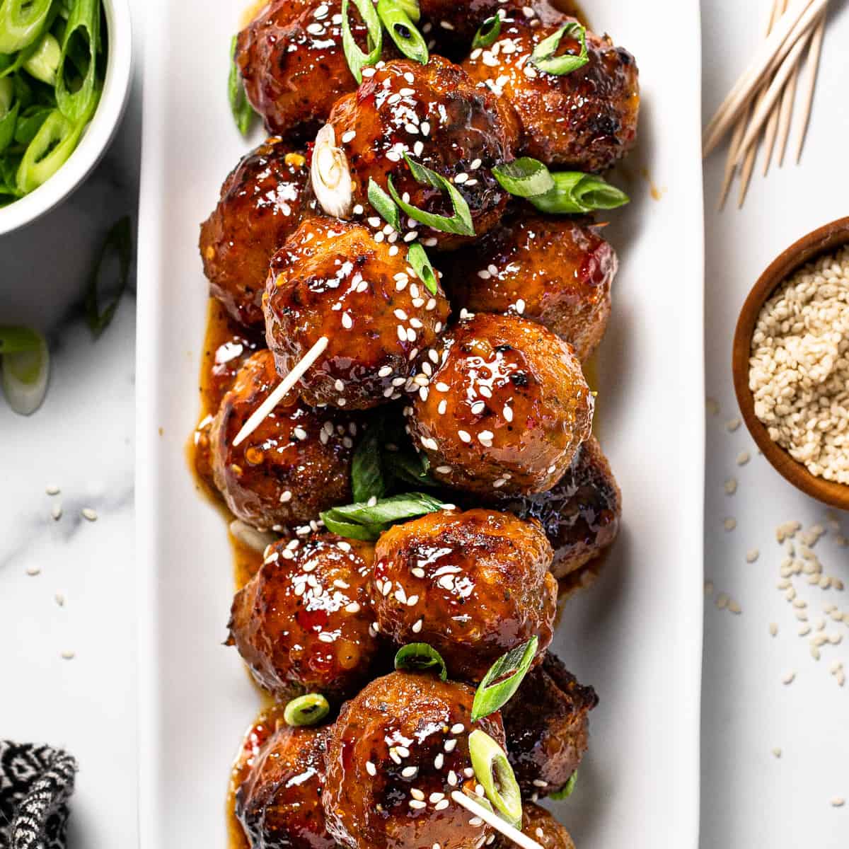 Chili Lime Party Meatball Appetizer