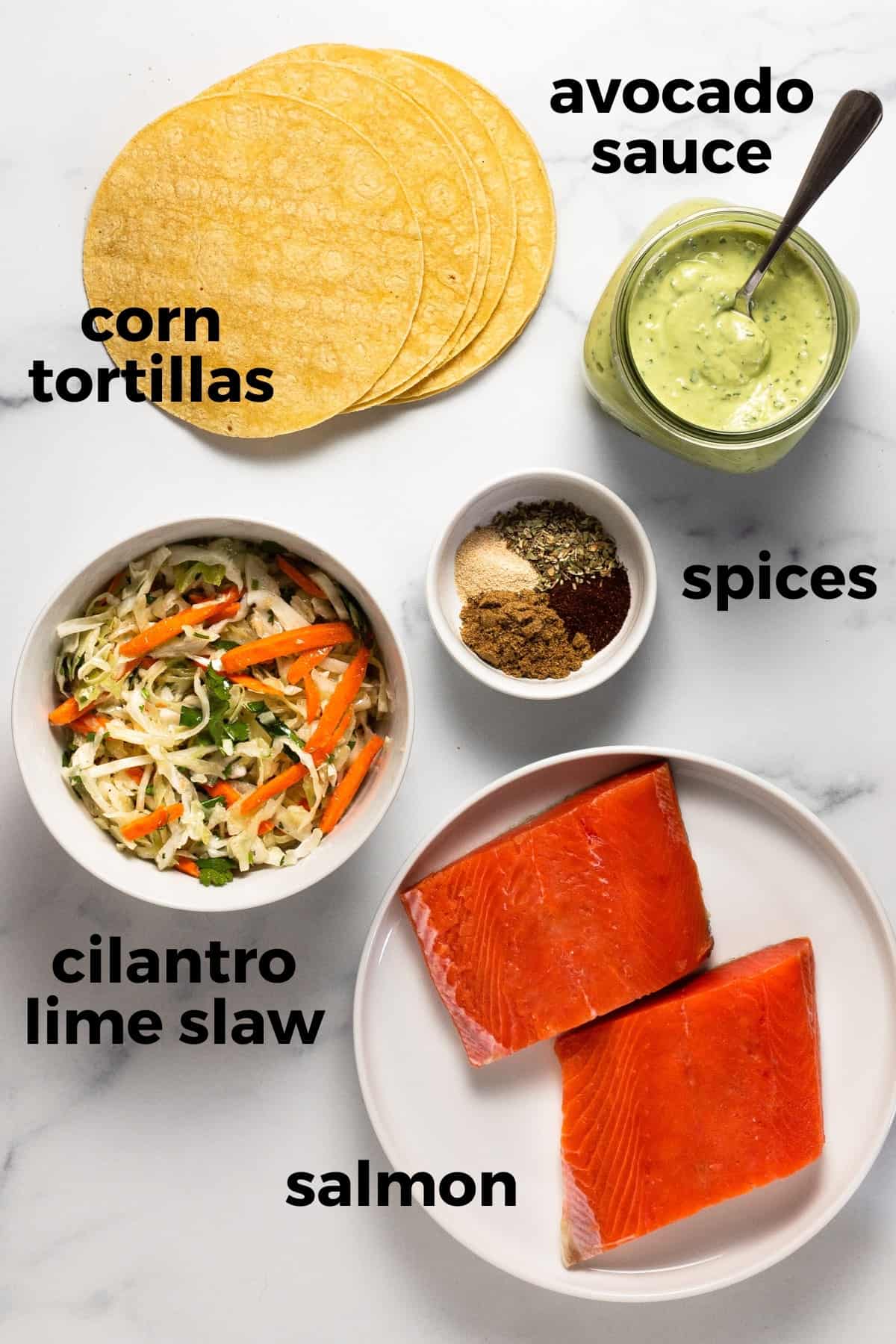 10 Minute Salmon Taco Recipe - Midwest Foodie