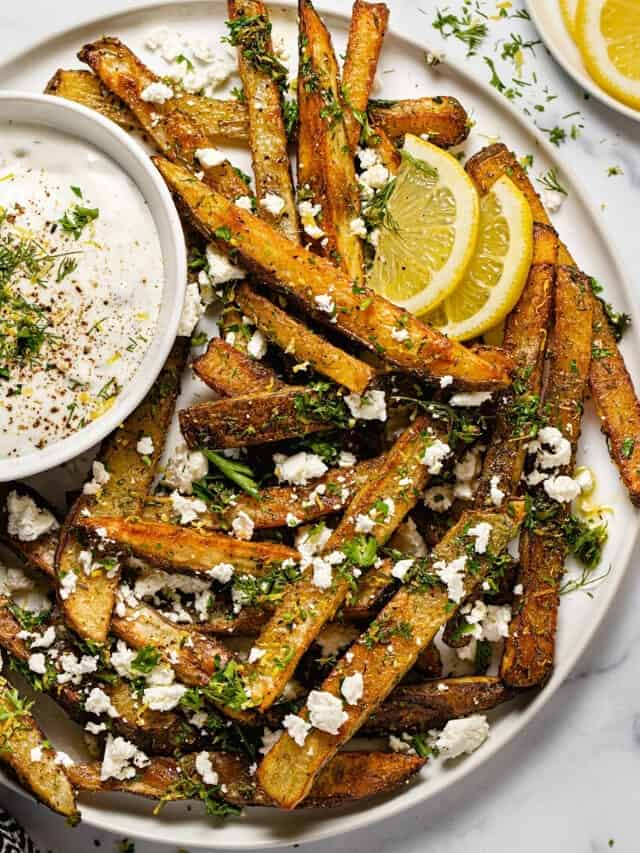 Easy Greek Fries