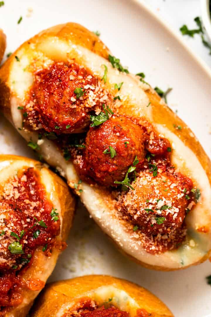 30 Minute Meatball Sandwich Recipe - Midwest Foodie