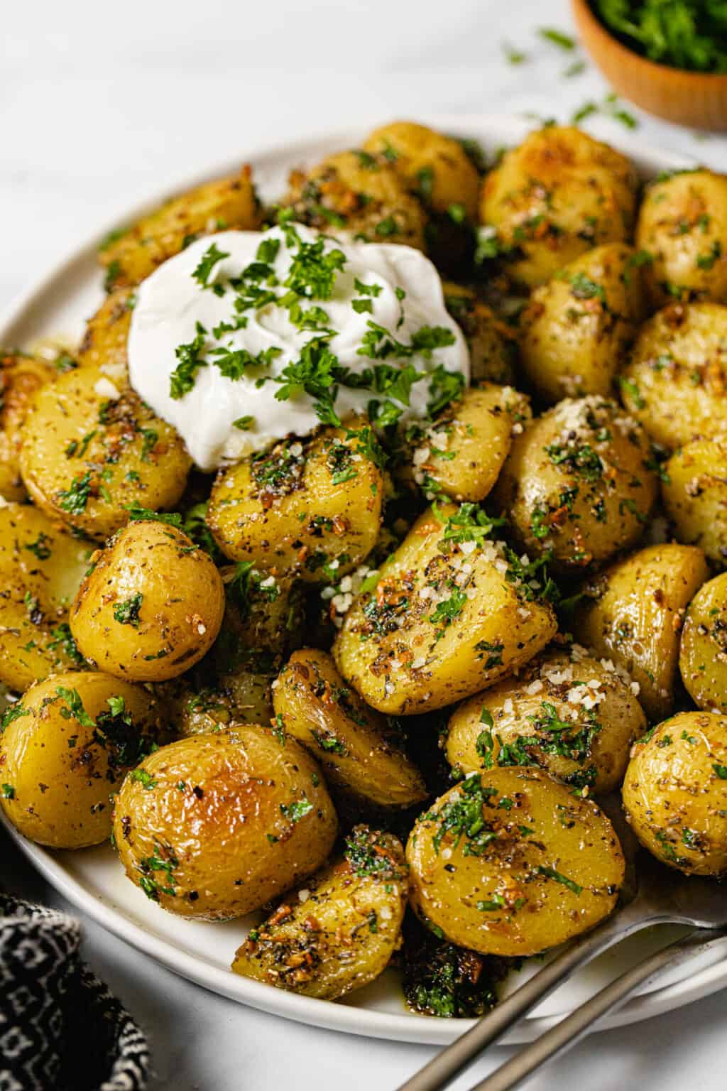 Roasted Baby Potatoes - Midwest Foodie