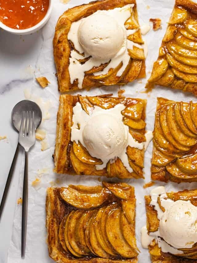 Puff Pastry Apple  Pie Tart