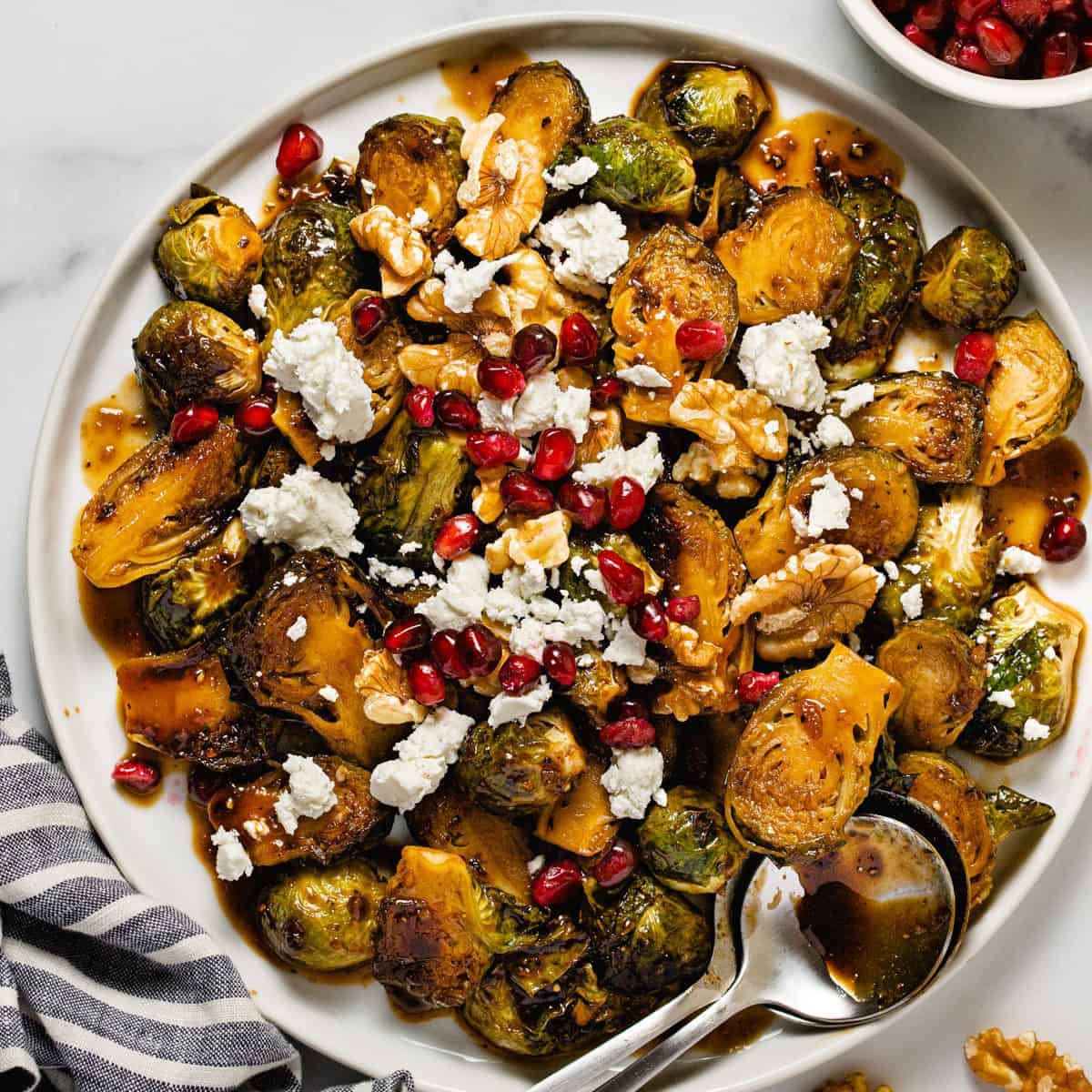 Balsamic Glazed Brussel Sprouts