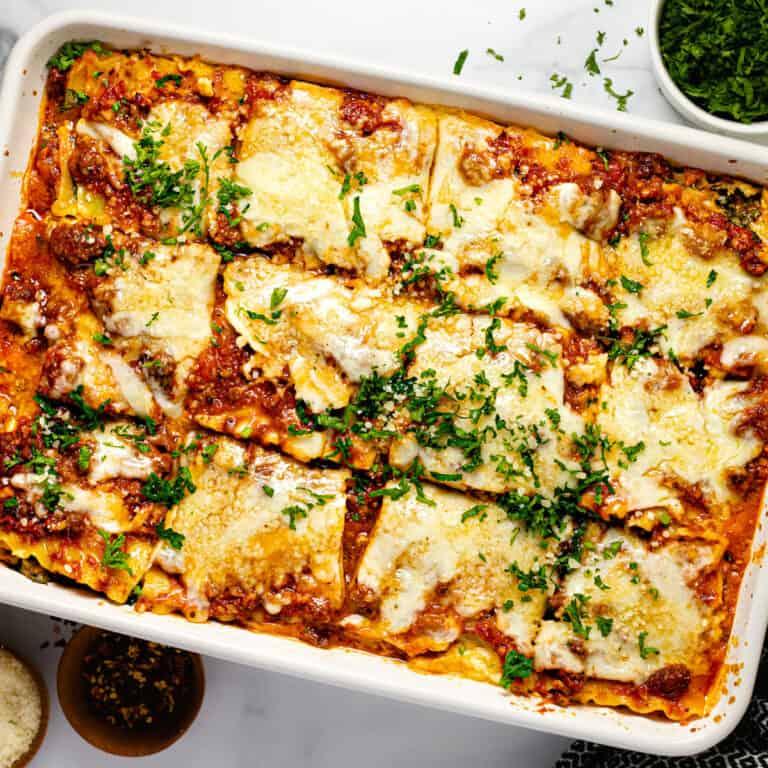 The Easiest Cottage Cheese Lasagna