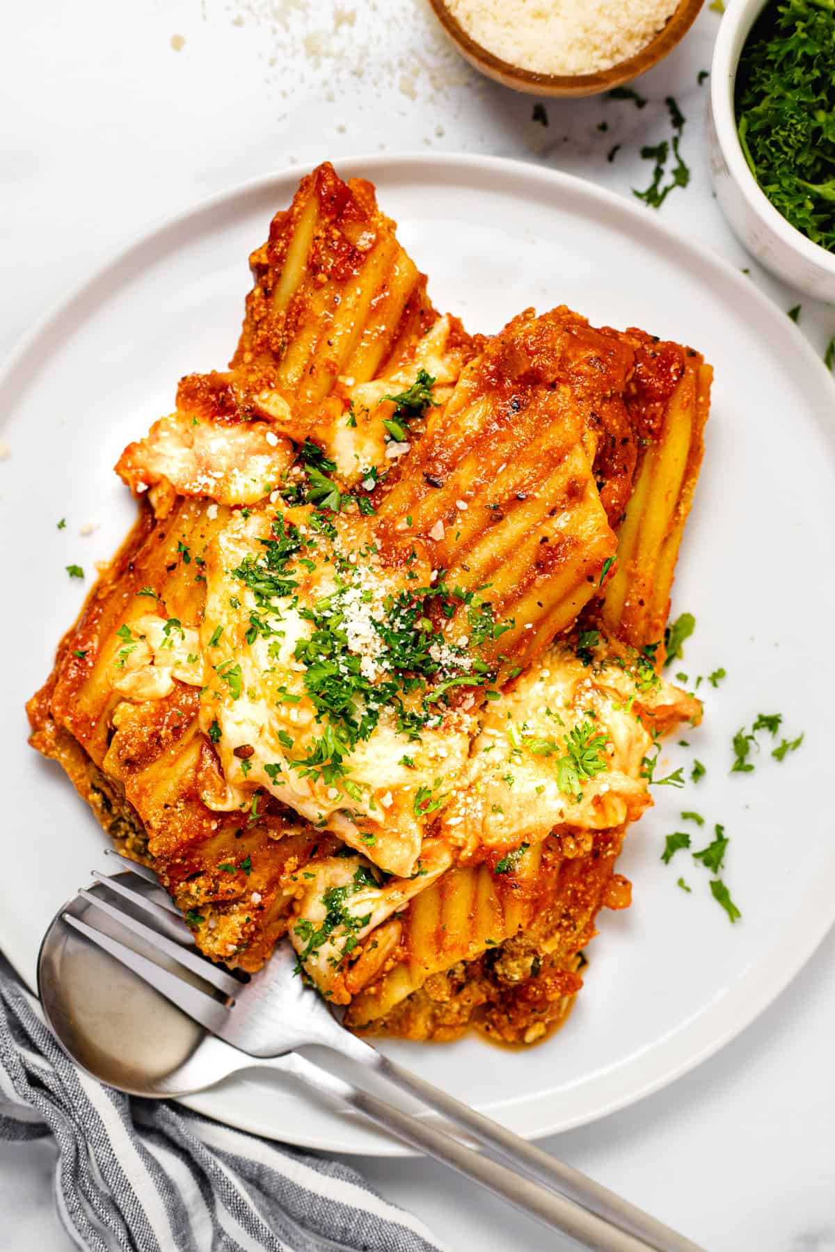 Easy Vegetarian Spinach and Cheese Manicotti Recipe Midwest Foodie