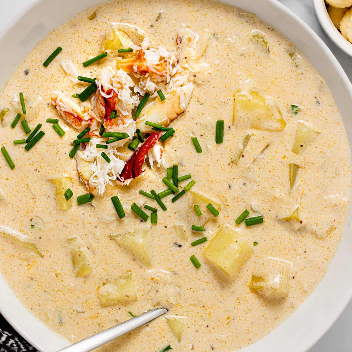 30 Minute One Pot Creamy Crab Soup