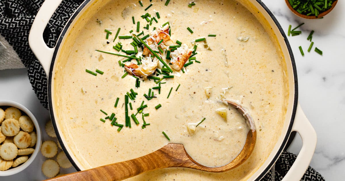 30 Minute One Pot Creamy Crab Soup - Midwest Foodie