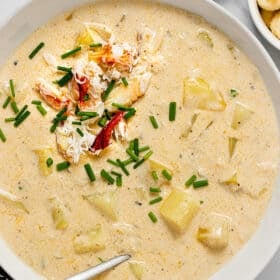 30 Minute One Pot Creamy Crab Soup - Midwest Foodie