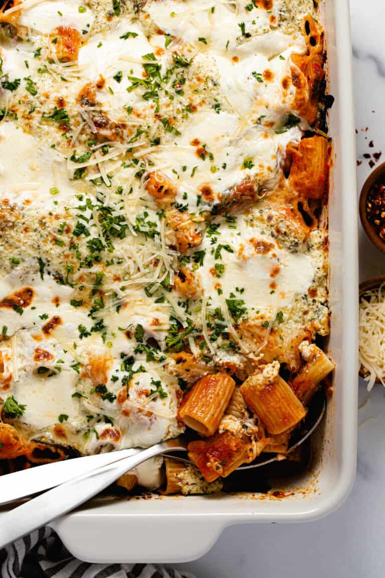 Easy Vegetarian Baked Rigatoni Midwest Foodie