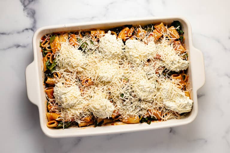 Easy Vegetarian Baked Rigatoni - Midwest Foodie