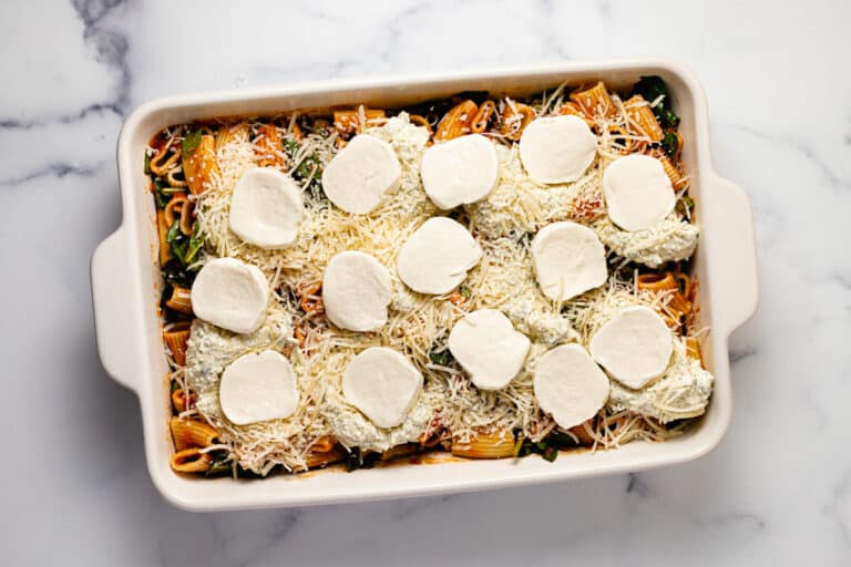 Easy Vegetarian Baked Rigatoni - Midwest Foodie