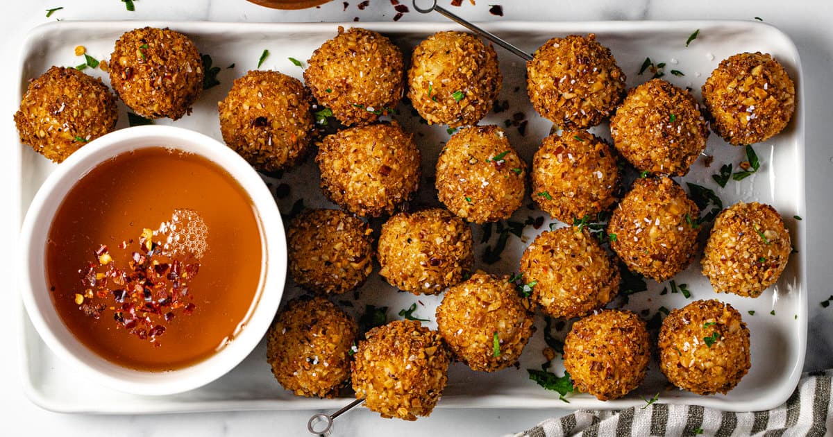 Fried Goat Cheese Balls - Midwest Foodie