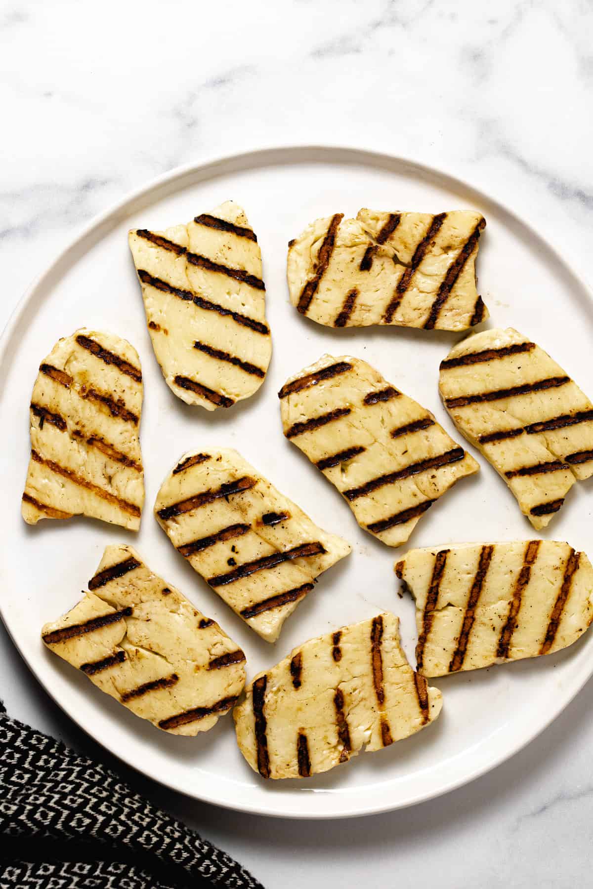 Simple Grilled Halloumi Cheese Salad Midwest Foodie