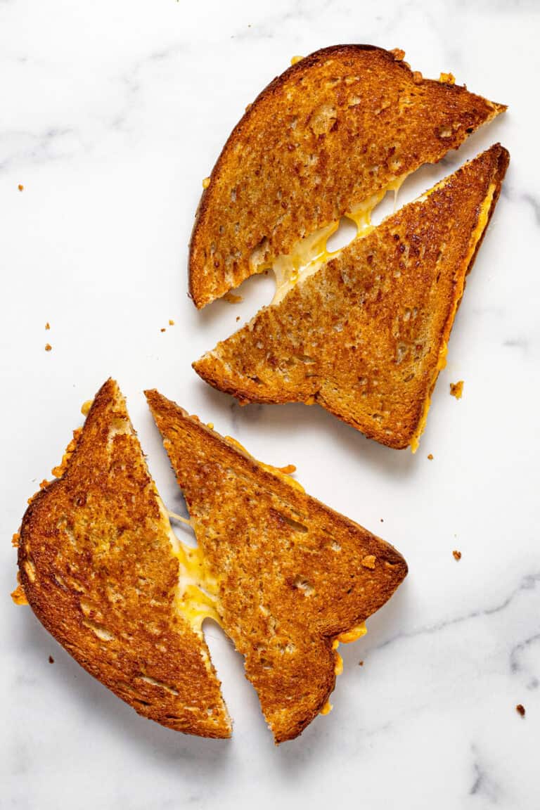 Air Fryer Grilled Cheese - Midwest Foodie