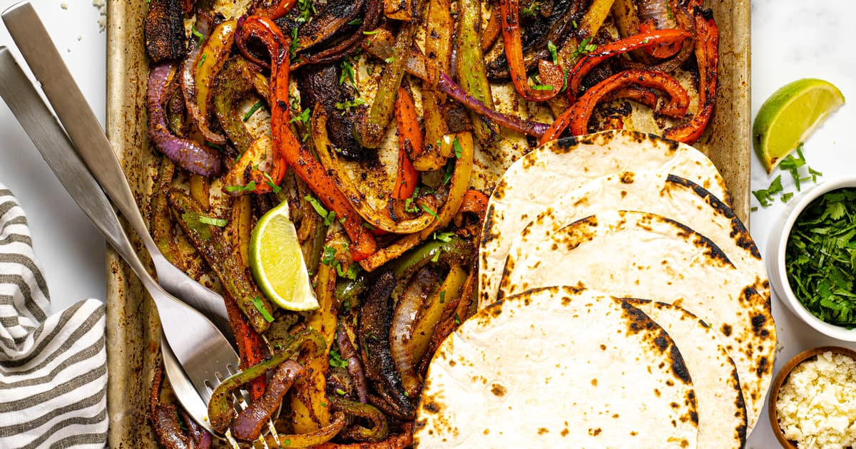 The Easiest Baked Fajita Veggies Midwest Foodie
