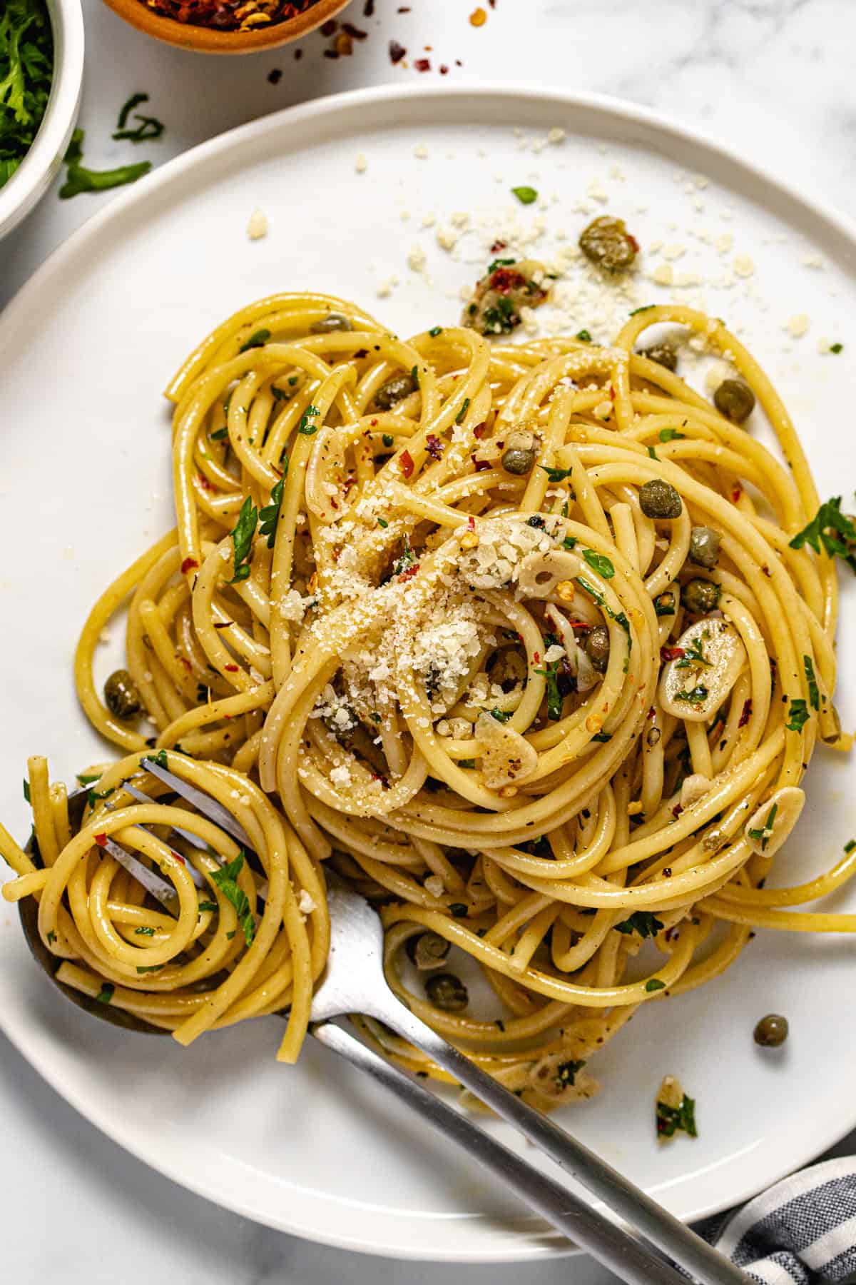 15 Minute Easy Olive Oil Pasta