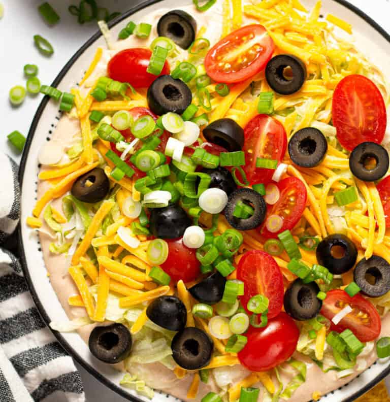 Easy 5 Minute Taco Dip