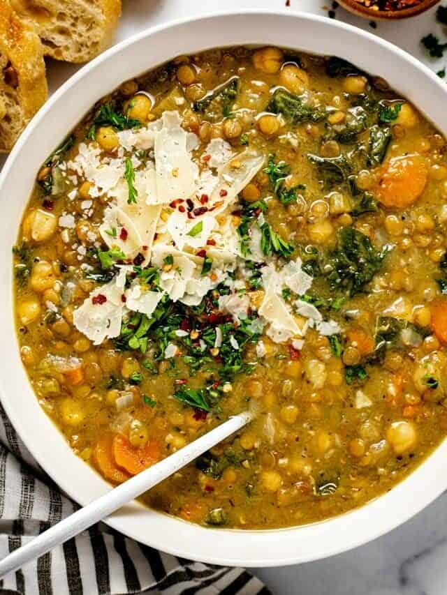 Creamy Vegan Instant Pot Lentil Soup