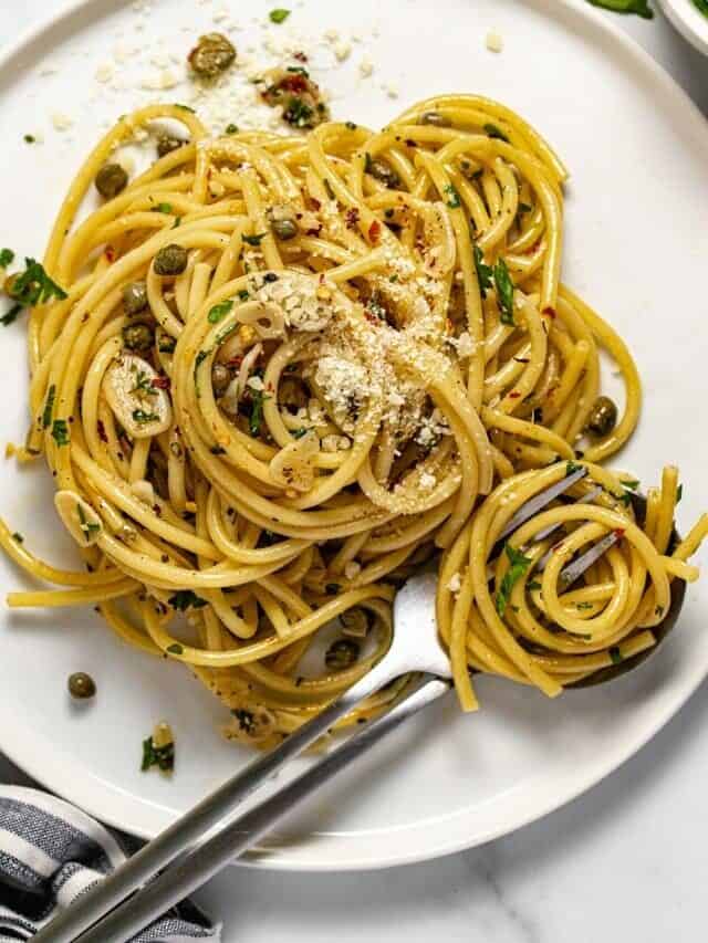 15 Minute Easy Olive Oil Pasta