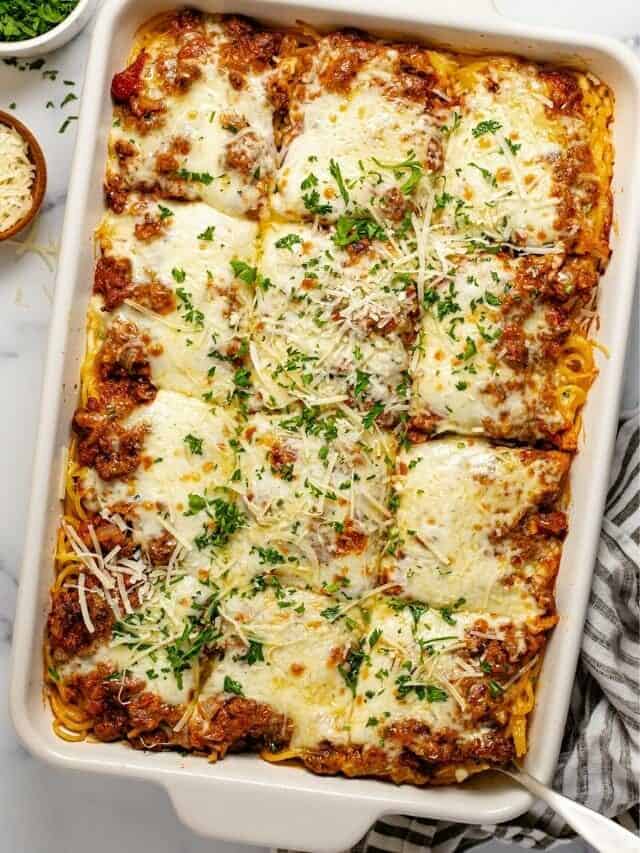 How to Make Baked Spaghetti