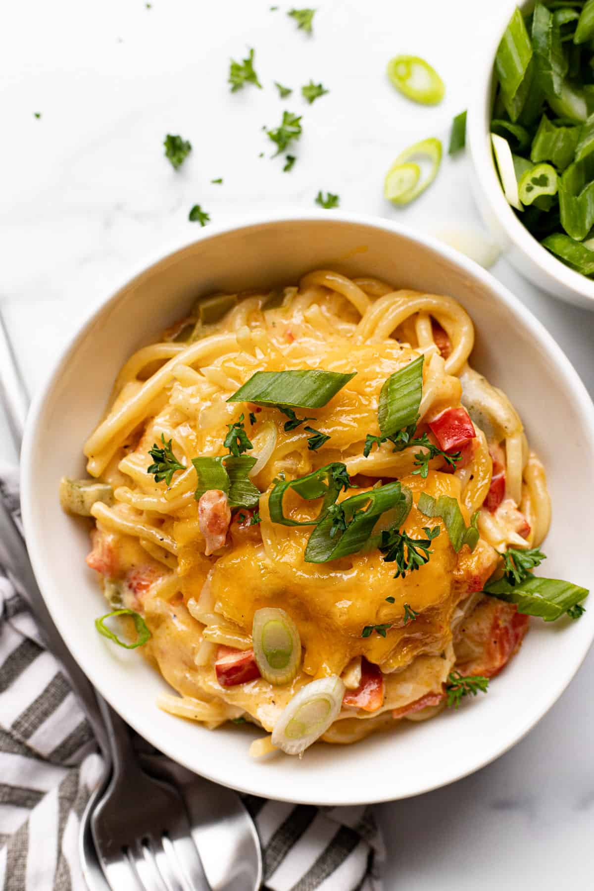 Easy Cheesy Chicken Spaghetti Casserole Midwest Foodie   FINAL Chicken Spaghetti 1 4 