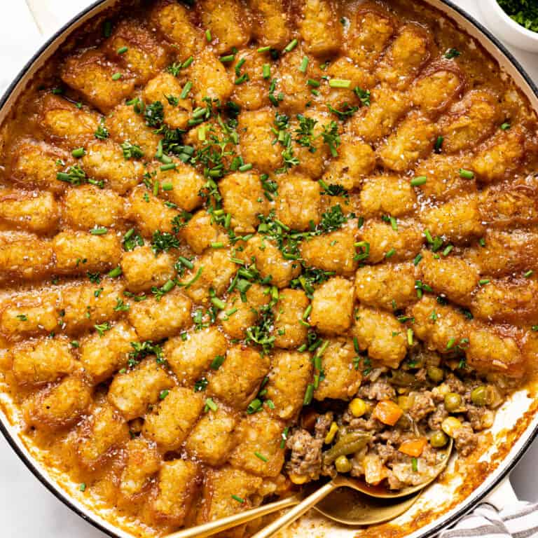 The Best Tater Tot Casserole – NO Condensed Soup