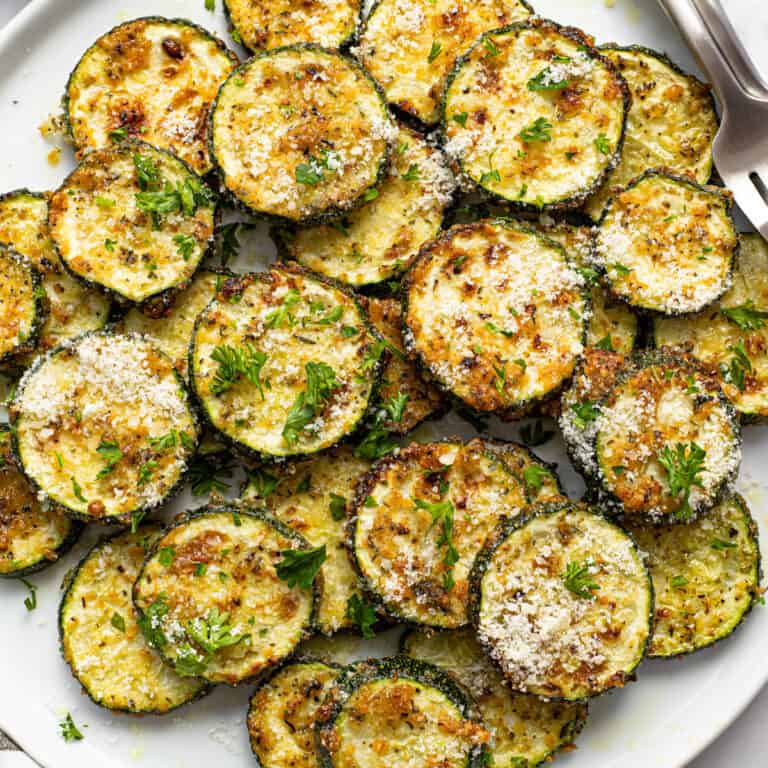 10 Minute Air Fryer Zucchini