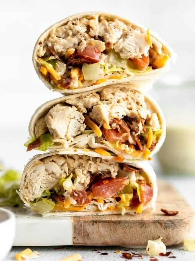 Chicken Bacon Ranch Wraps