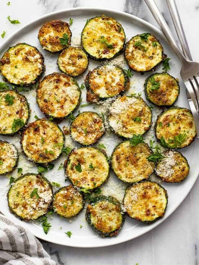 10 Minute Air Fryer Zucchini