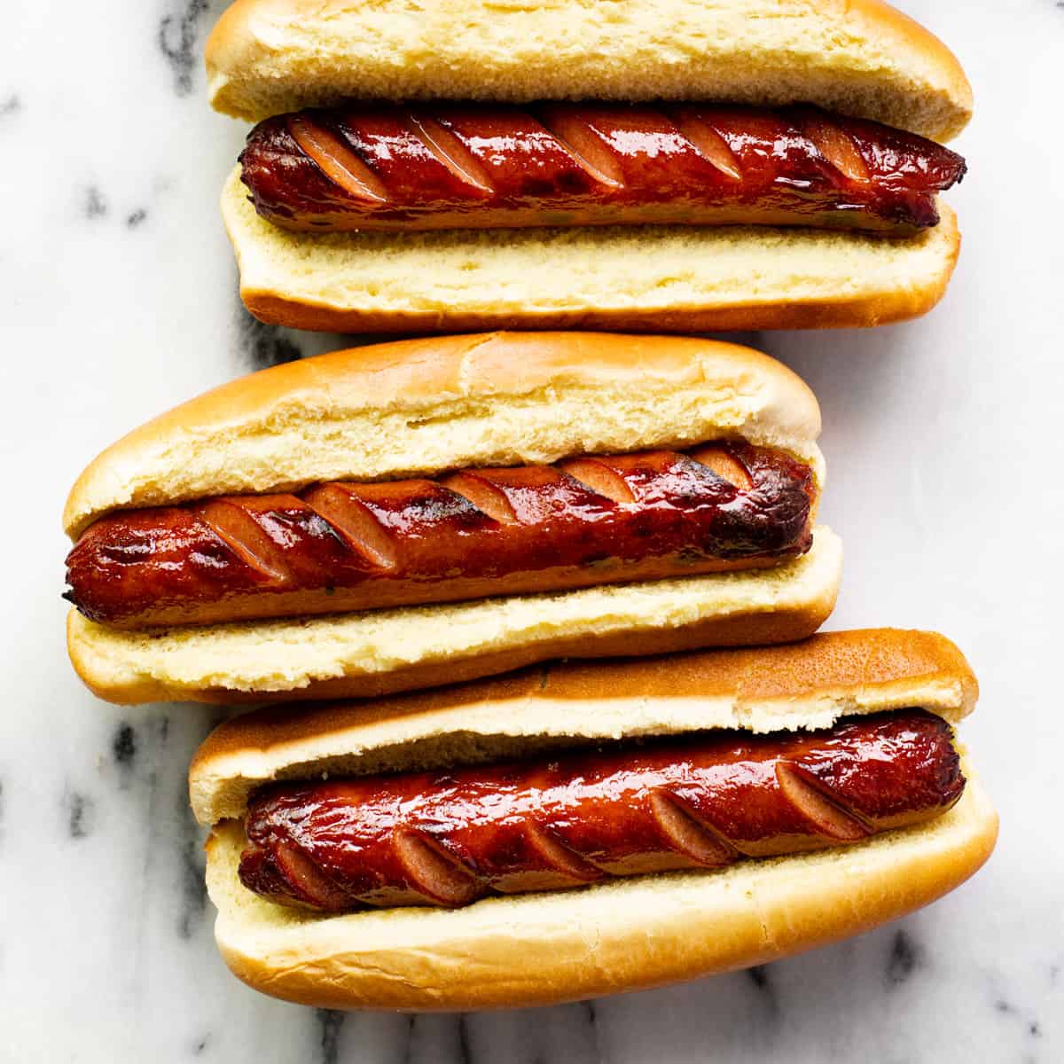 mini hot dog no bun