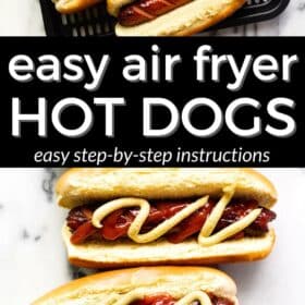 10 Minute Air Fryer Hot Dogs - Midwest Foodie