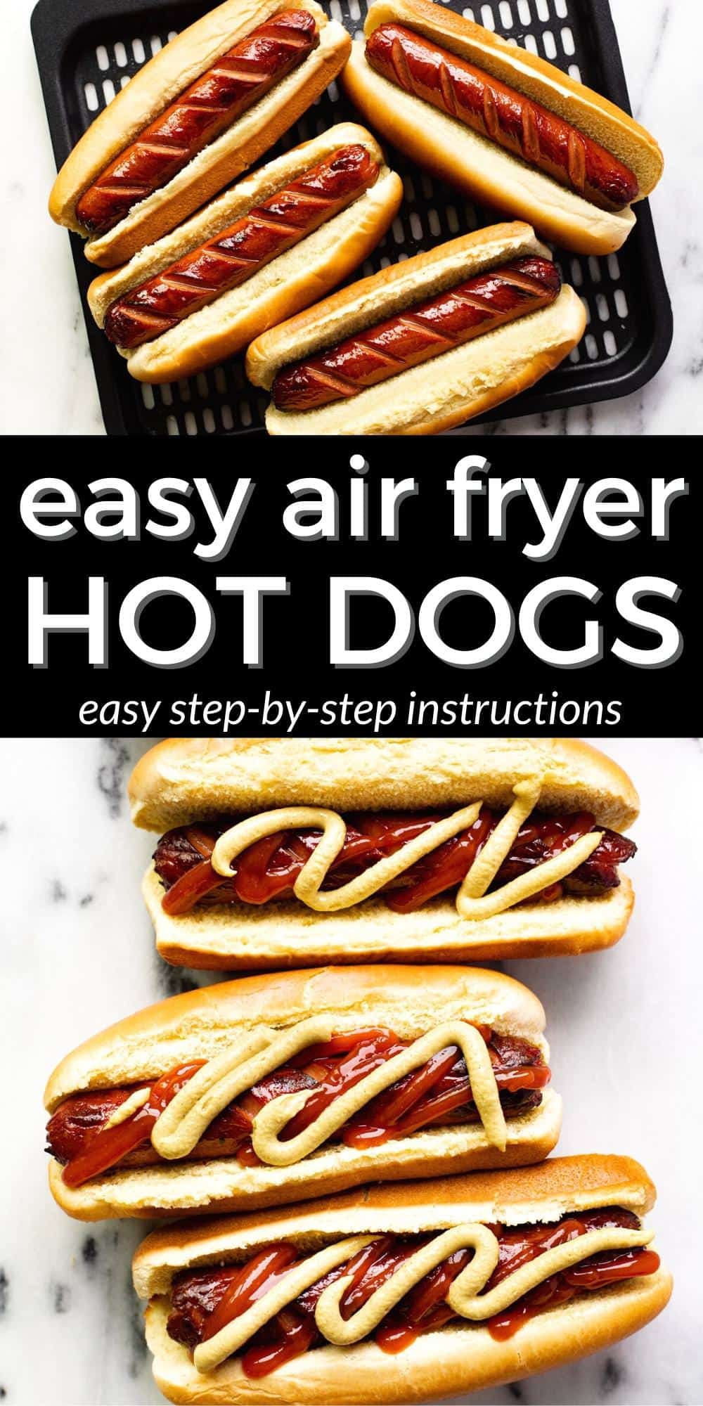 10 Minute Air Fryer Hot Dogs Midwest Foodie   Air Fryer Hot Dogs 