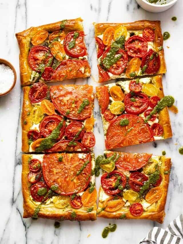 Easy Puff Pastry Tomato Tart