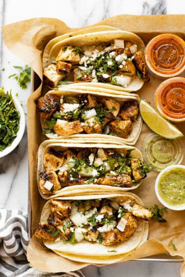 The Best Chicken Street Tacos Recipe - Midwest Foodie