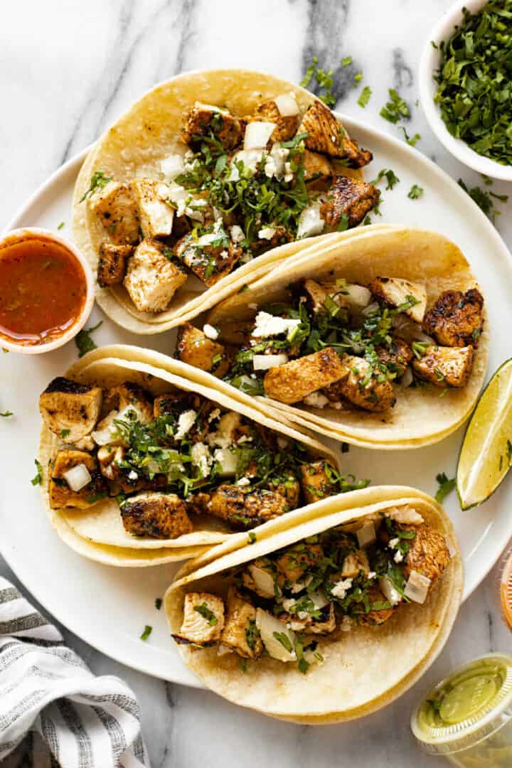 The Best Chicken Street Tacos Recipe - Midwest Foodie