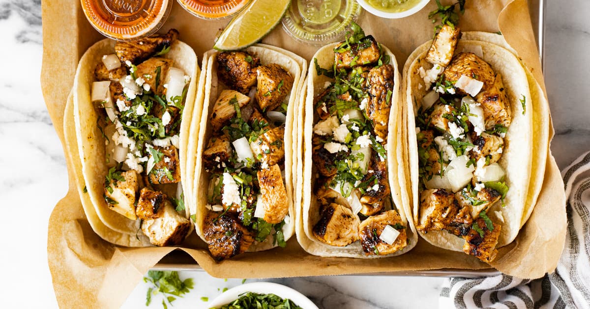 The Best Chicken Street Tacos Recipe - Midwest Foodie