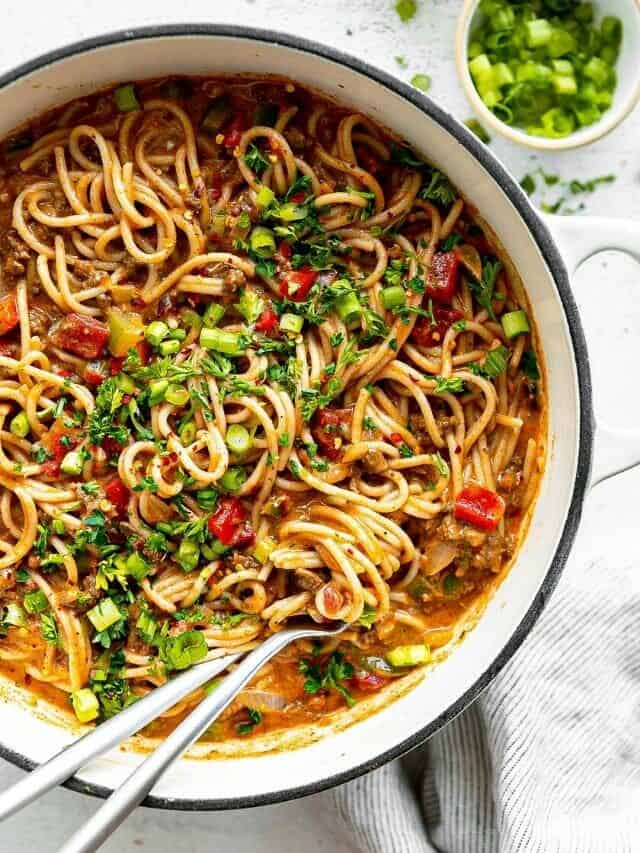 Cheesy Taco Pasta