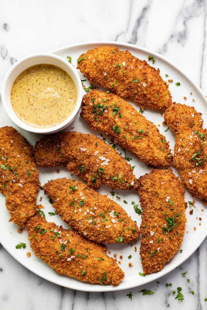 The Easiest 15 Minute Air Fryer Chicken Tenders - Midwest Foodie