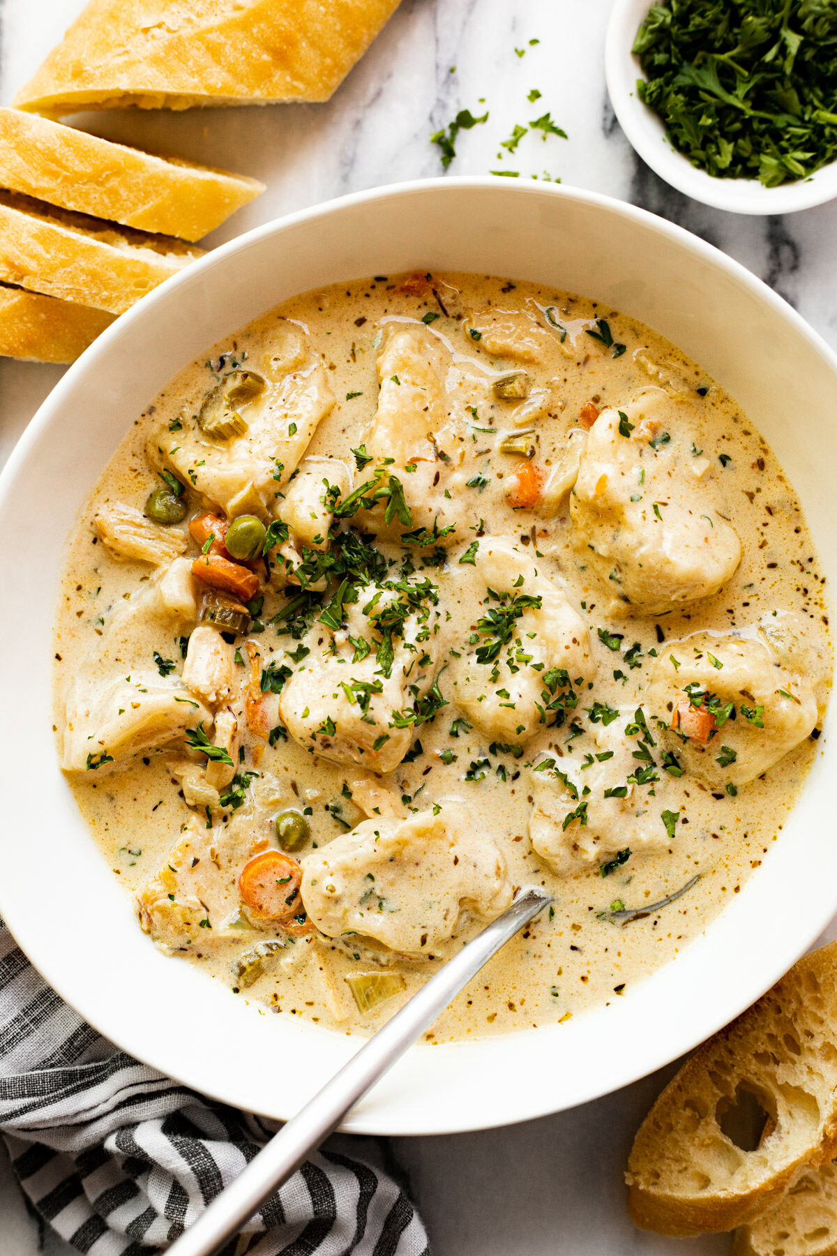 thumbnail image 2 of Chunky Soup, Creamy Chicken And Dumplings Soup, 16.3 Oz Can (Case Of 8... 2 of 13
