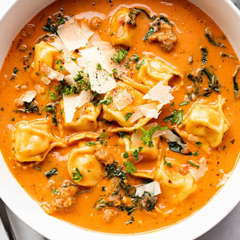 30-Minute Sausage Tortellini Soup