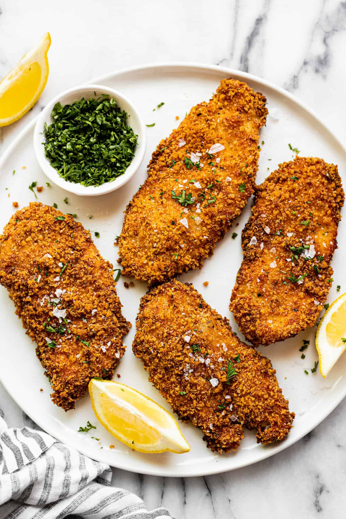 EASY & CRISPY Baked Panko Chicken - Key To My Lime