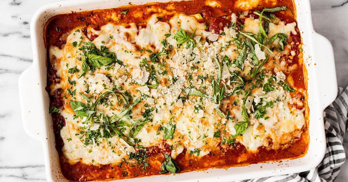 The Best Zucchini Lasagna Recipe - No Noodles! - Midwest Foodie
