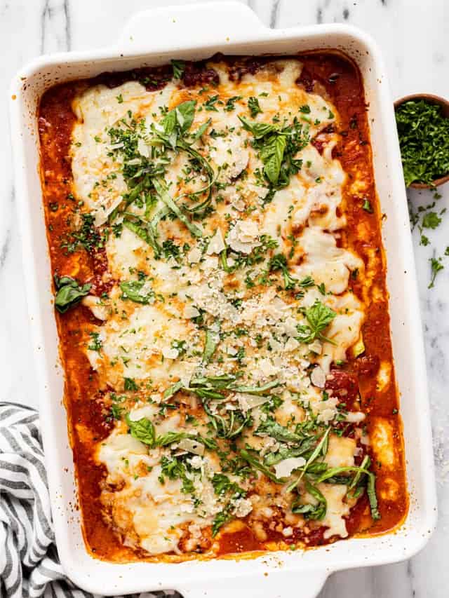 Zucchini Lasagna - Midwest Foodie