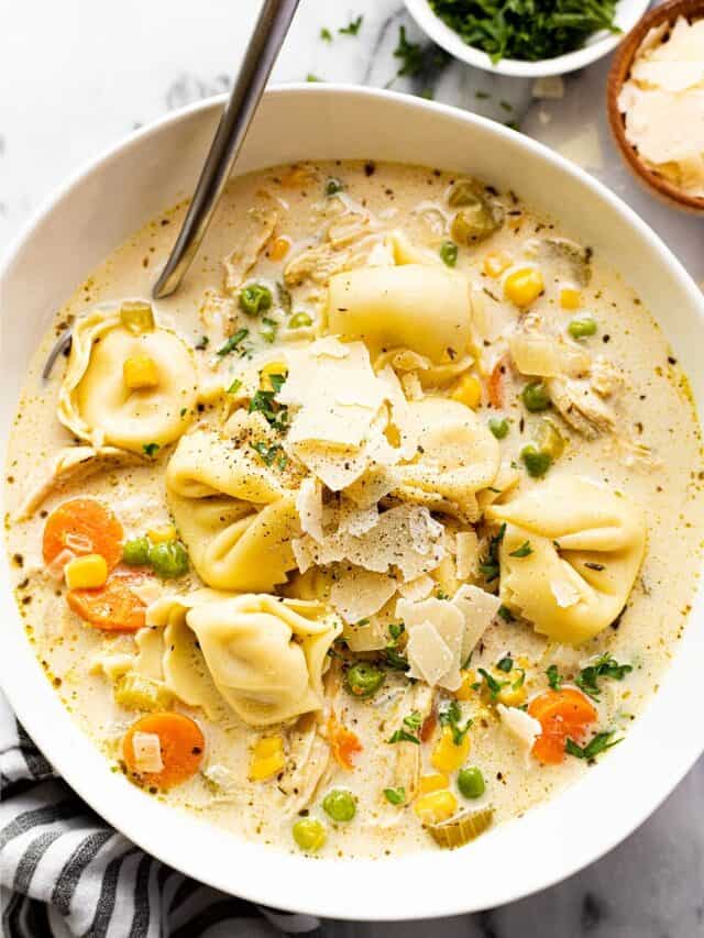 Chicken Tortellini Soup