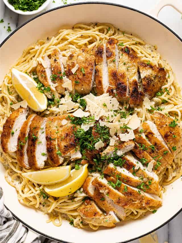 Lemon Chicken Pasta - Midwest Foodie