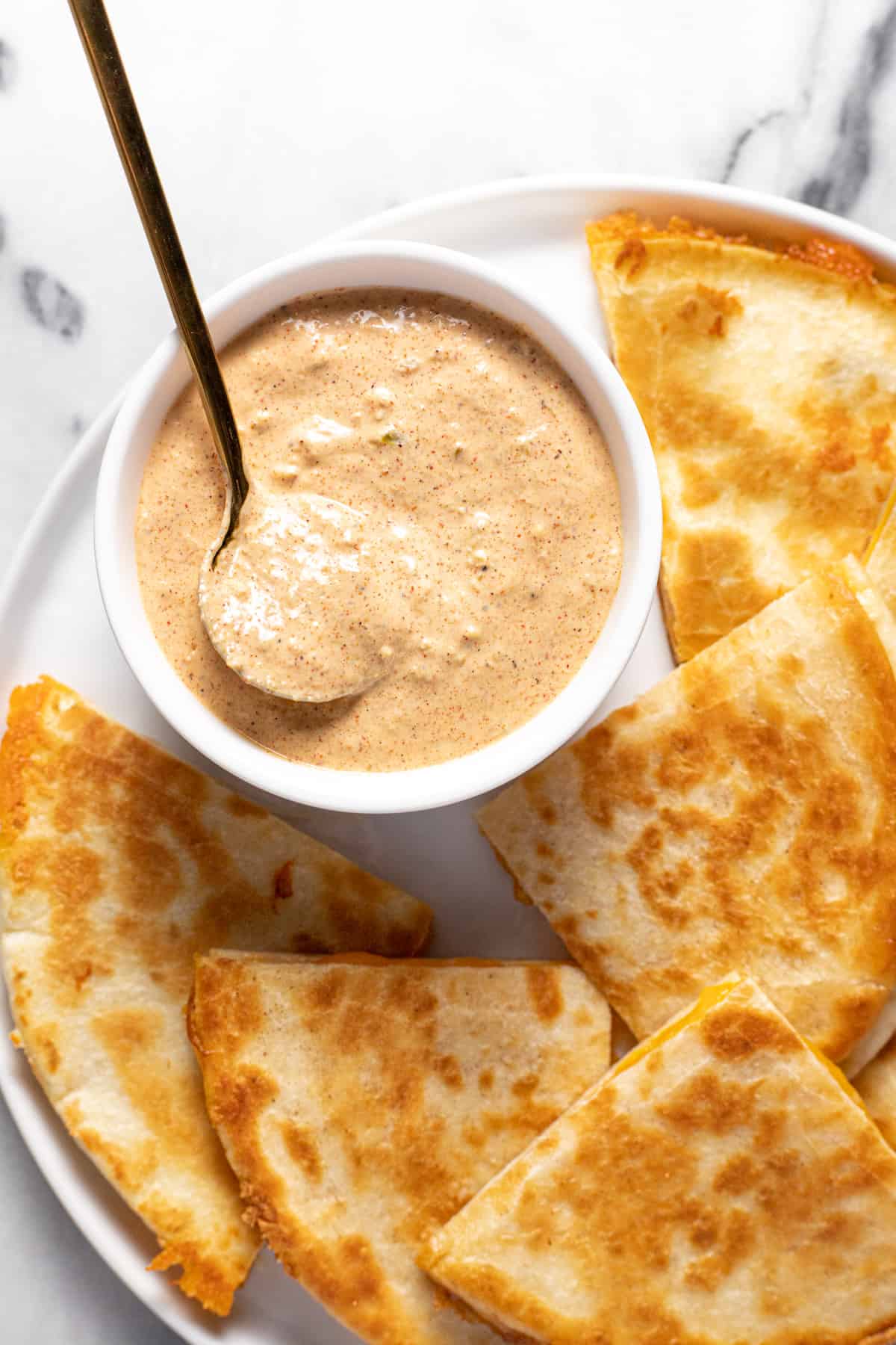 5 Minute Copycat Taco Bell Quesadilla Sauce Midwest Foodie 