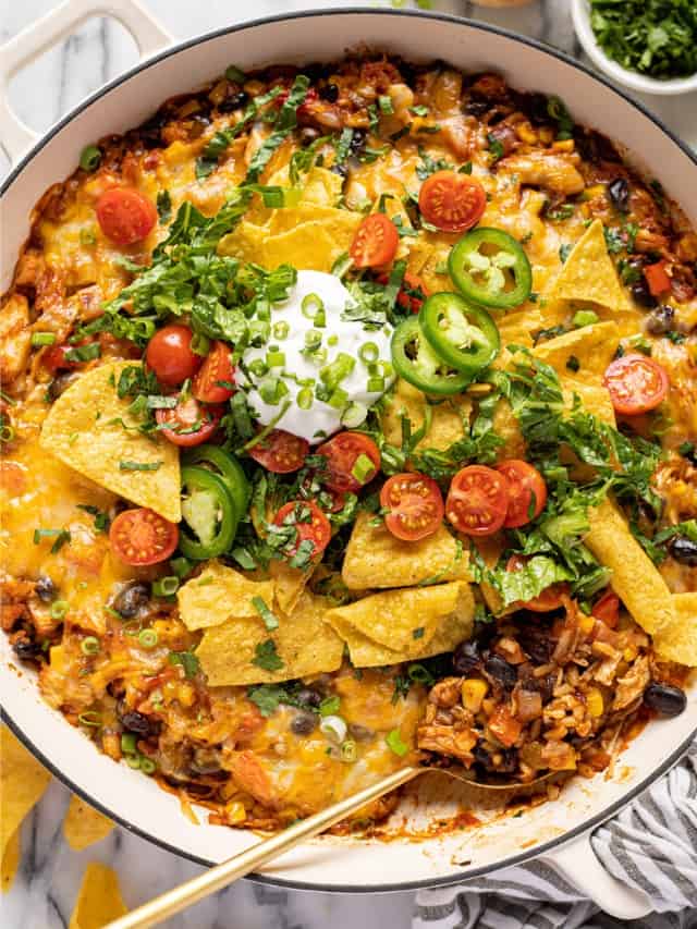 How to Make Chicken Taco Casserole - Midwest Foodie